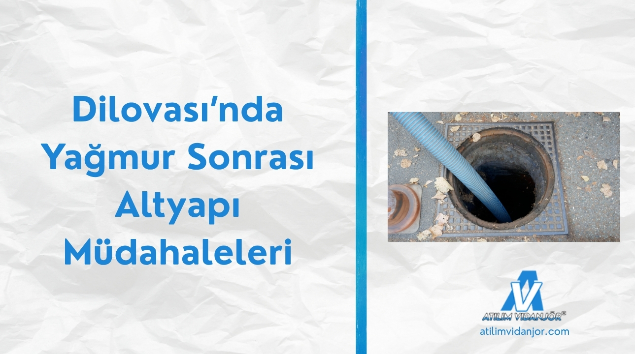 Dilovası’nda Yağmur Sonrası Altyapı Müdahaleleri