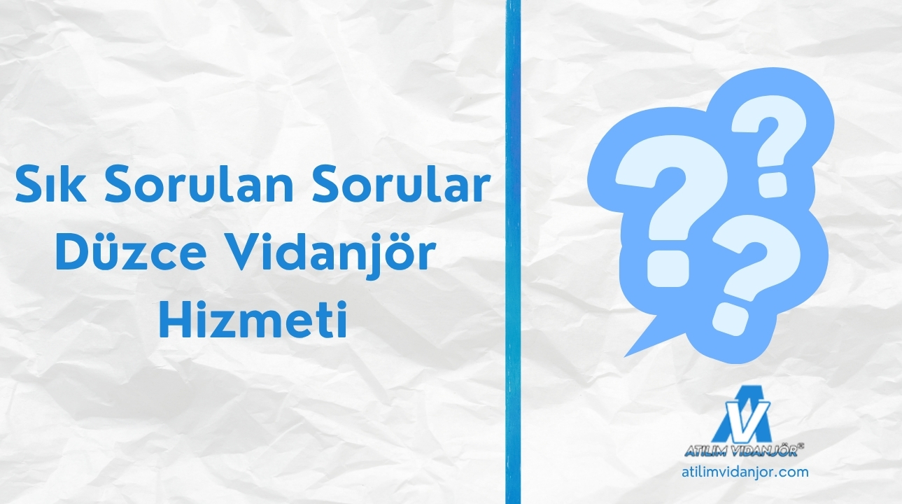 Sık Sorulan Sorular - Düzce Vidanjör