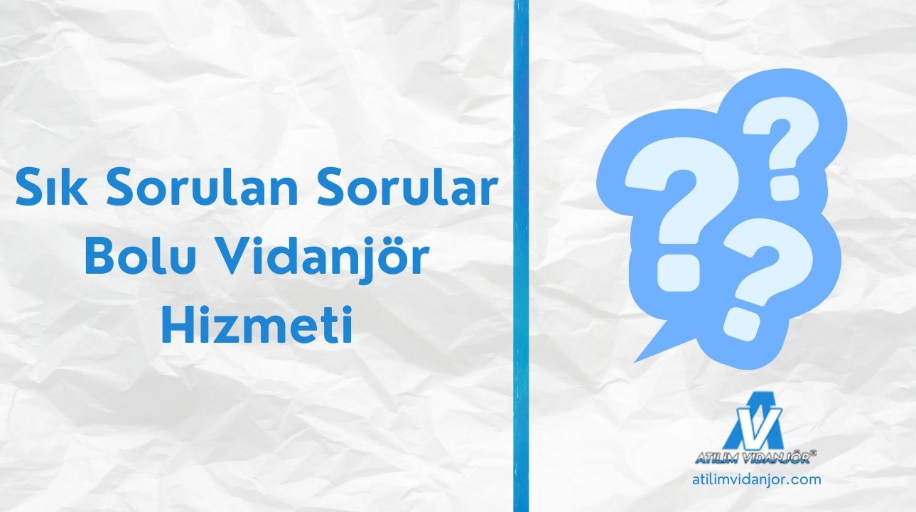 Sık Sorulan Sorular - Bolu Vidanjör